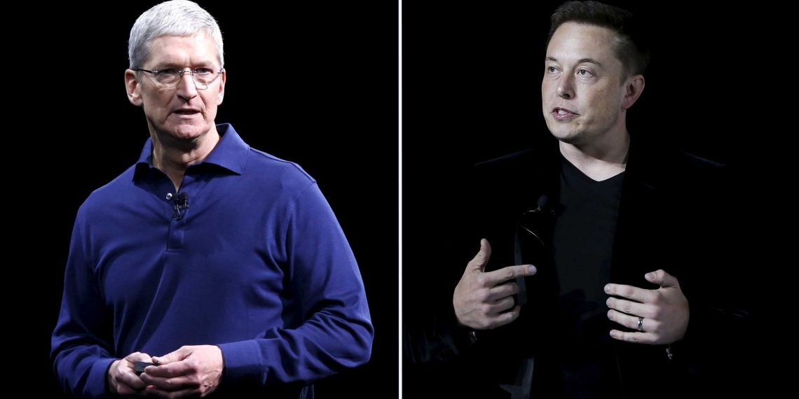 Tim Cook and Elon Musk - norvanreports